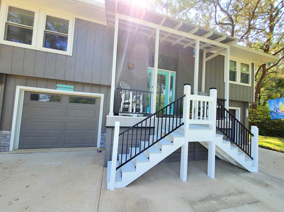 Bagley Front Porch & Custom Staircase