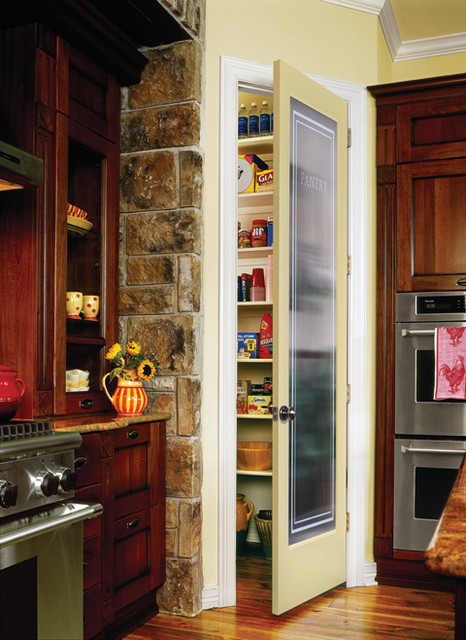 Reeded Pantry Decorative Interior Glass Door Country Kitchen