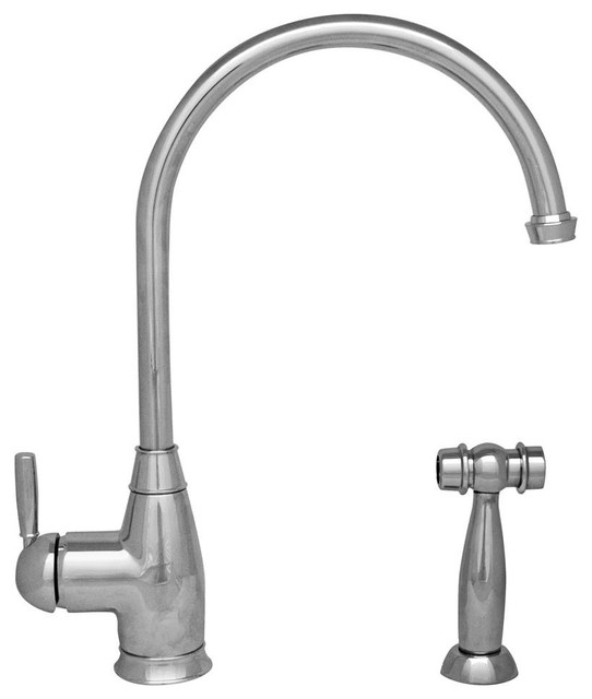 Whitehaus Queenhaus Kitchen Faucet With Polished Chrome Finish WHQN-34682-C