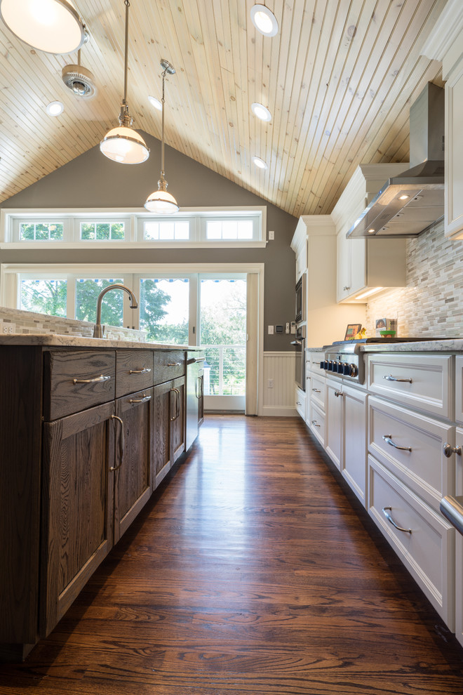 Transitional kitchen photo in Boston