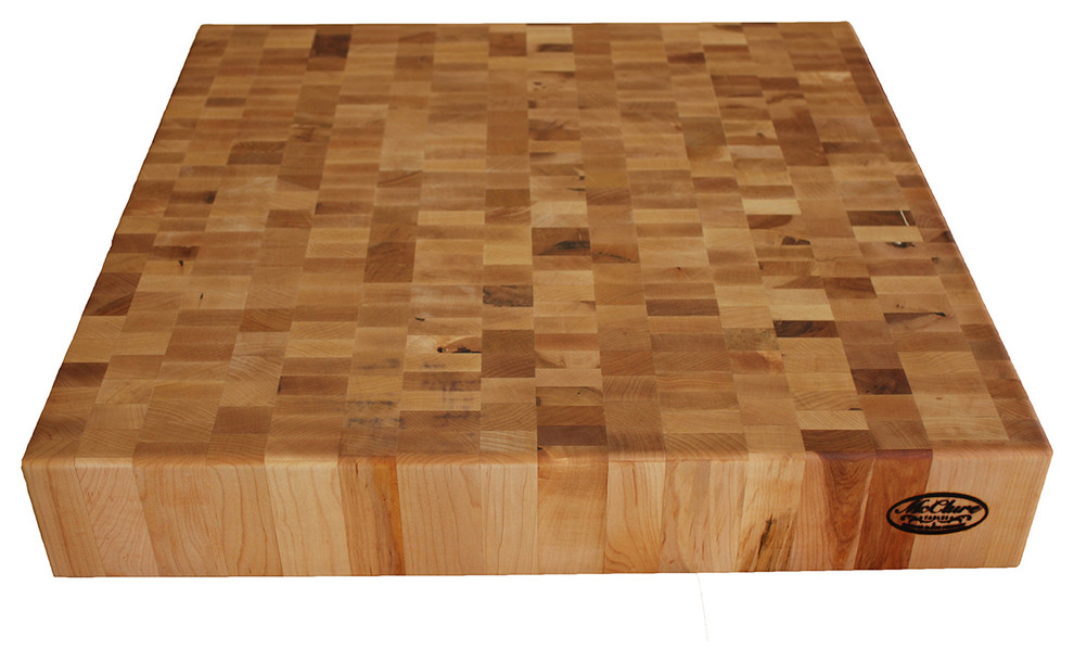 End Grain Maple Butcher Block Chopping Block Detroit by McClure Tables Houzz
