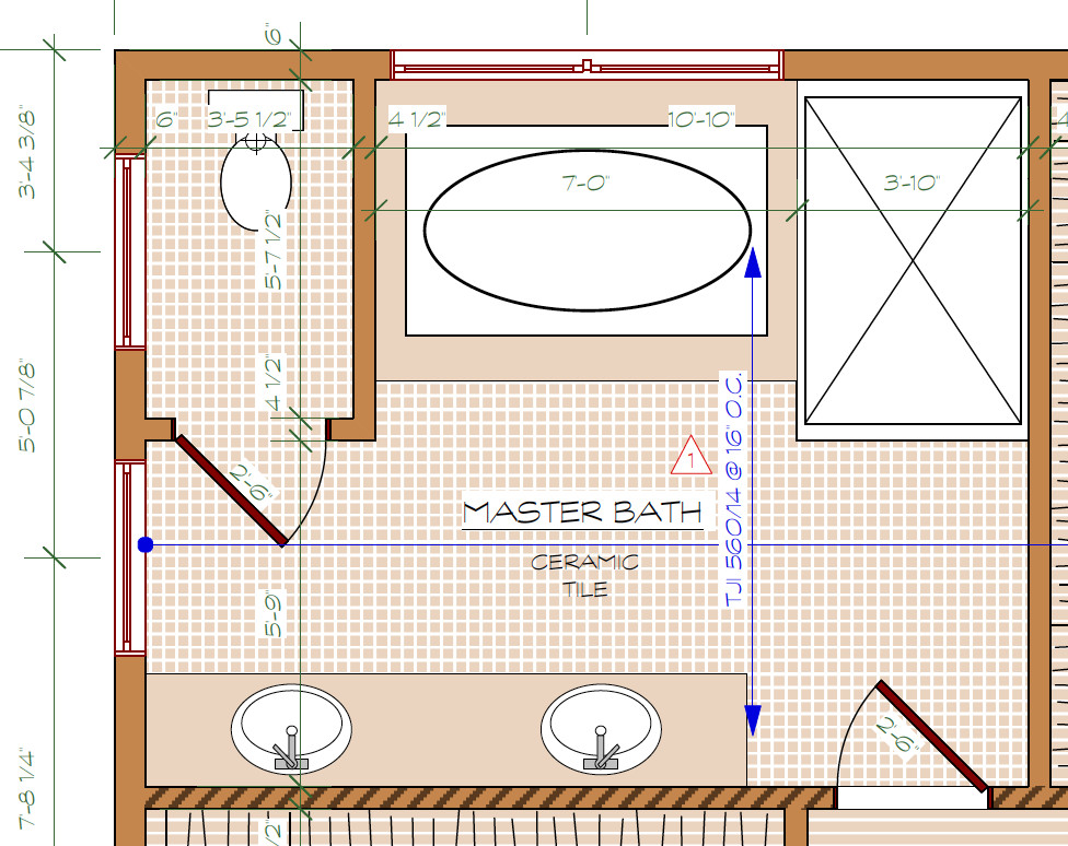 Help! How should shower door open/layout?