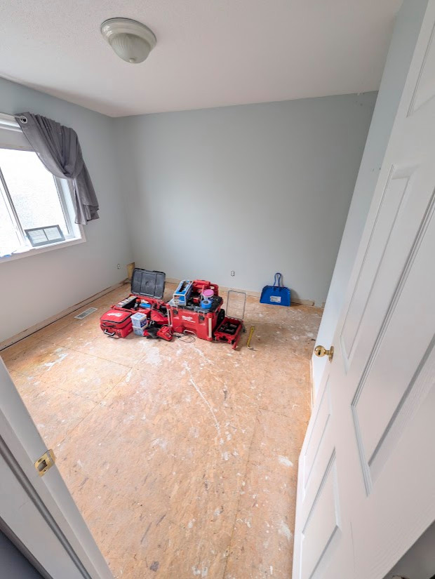 Bedroom Flooring Installation