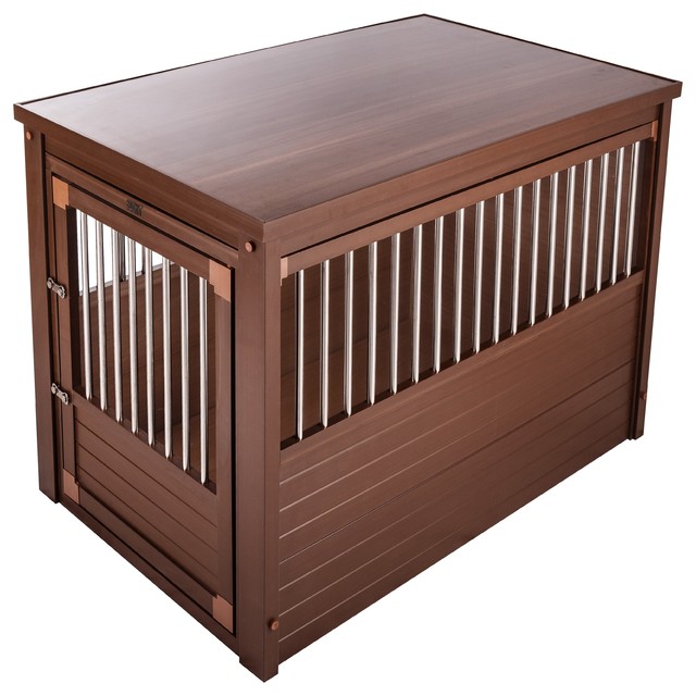 ecoFLEX Habitat 'n Home Indoor Crate Contemporary Dog Kennels And
