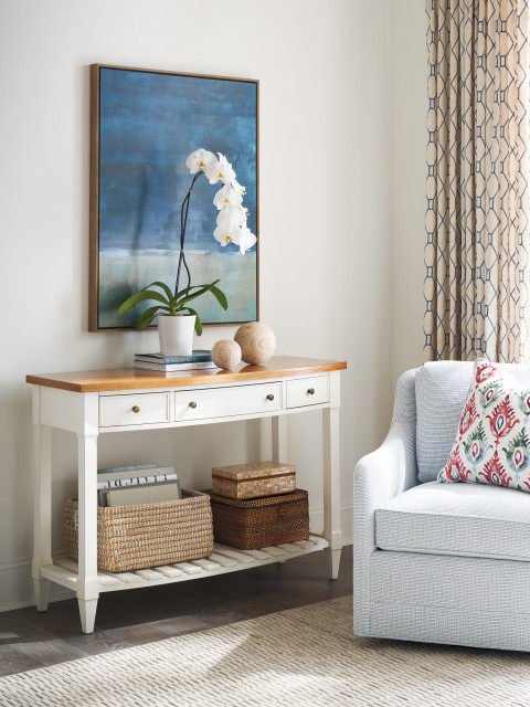 Temple Bowfront Console Table - Transitional - Console Tables - by ...