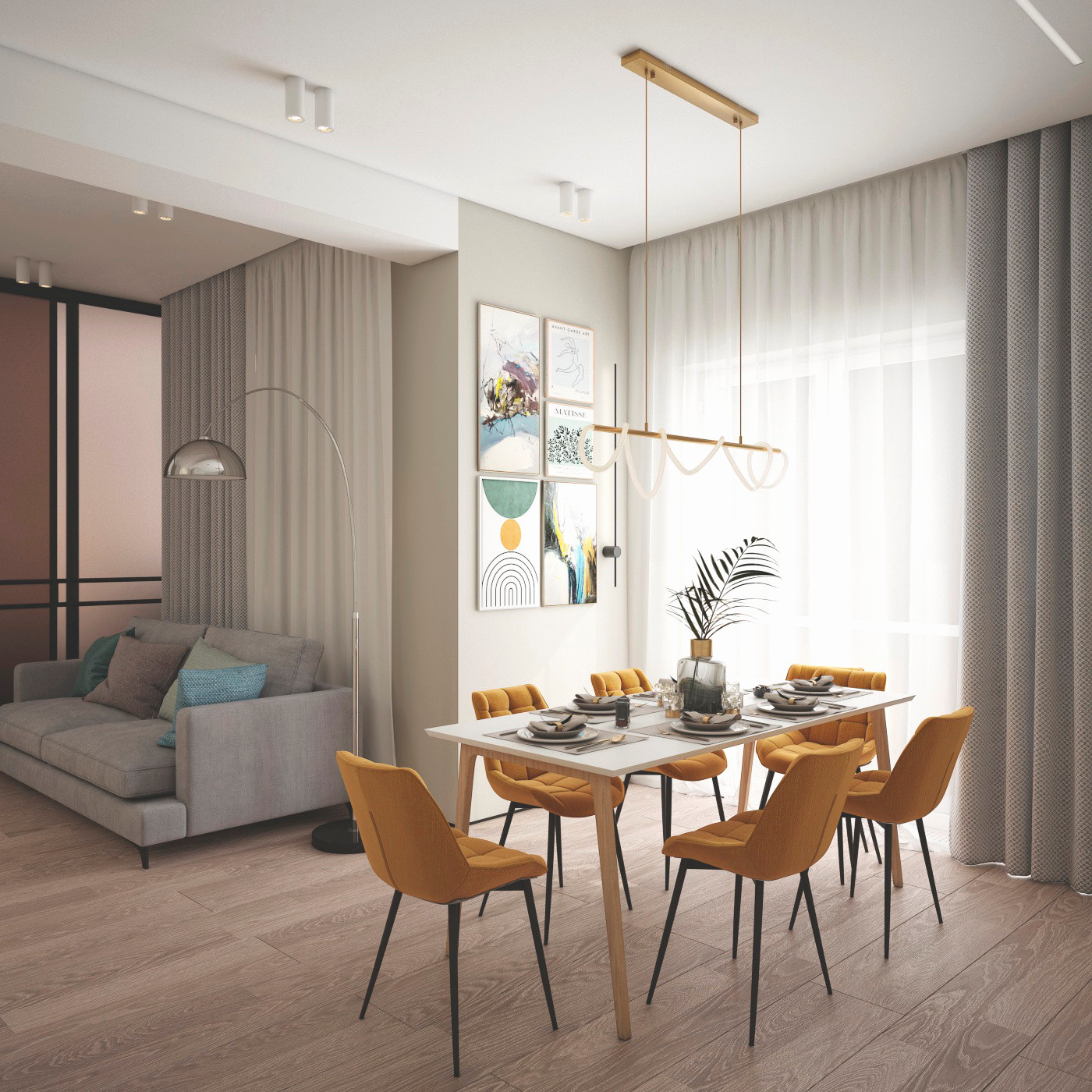 Квартира в ЖК "Фортепиано" на Ленинском проспекте 80 м2