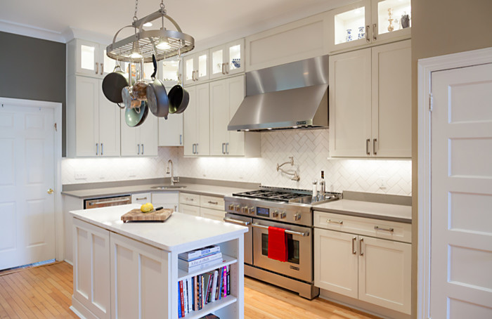 Inspiration for a transitional kitchen remodel in DC Metro