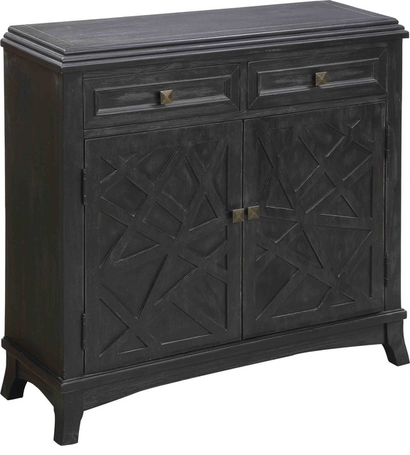 2-Door 2-Drawer Cabinet - Transitional - Accent Chests And Cabinets ...