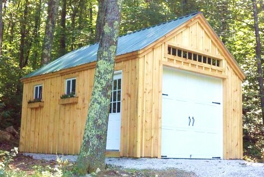 Shed, Garden &amp; Farm Kits ~ 14' x 20 Garage - Traditional 