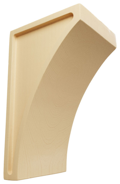 Small Lawson Wood Corbel, Maple, 3"Wx3 1/2"Dx6"H, 4-Pack