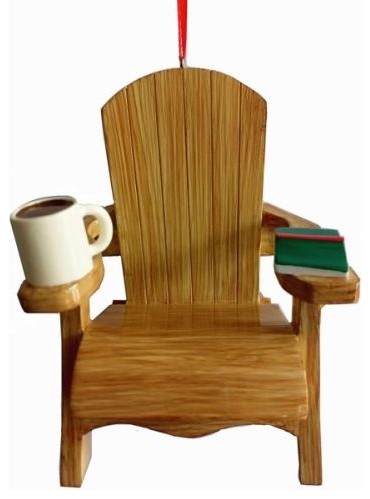 Kurt Adler 4 35 Resin Adirondack Chair Ornament Contemporary