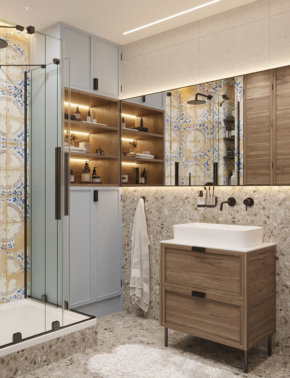 Душевая с/т Фестивальное, Курская область.