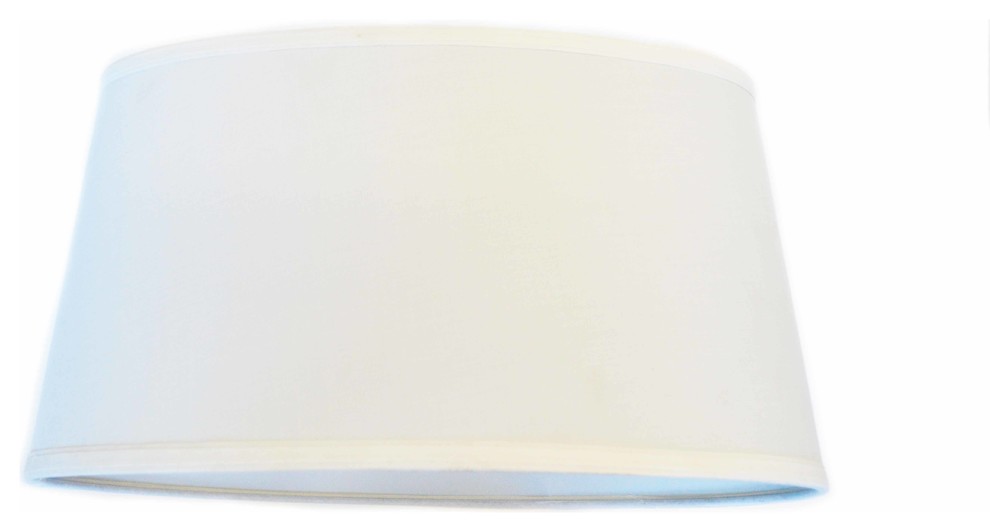 Artiva USA "Infinity" Oval Drum Lampshade With Hardback & Spider Fitter
