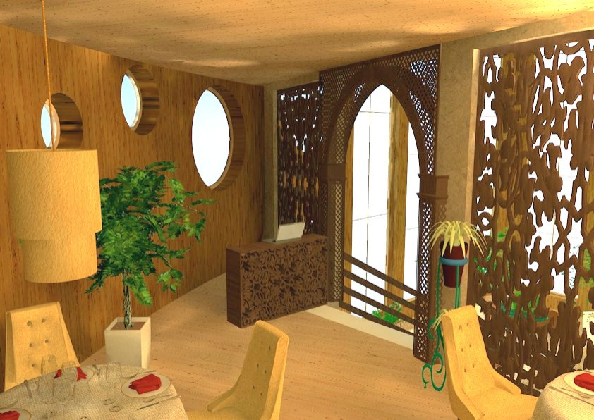 павильон с рестораном