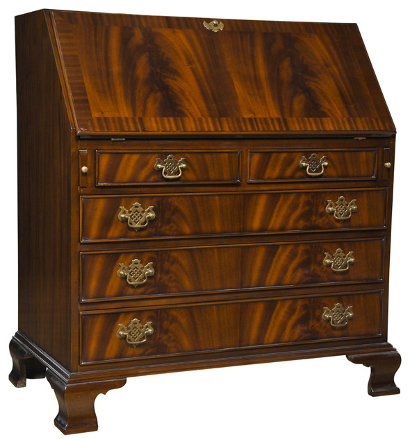 Mahogany Secretary Desk - Traditional - Desks And Hutches - by Niagara Furniture