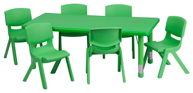 Flash Furniture Activity Table Set Contemporary Kids Tables And Preschool Activity Table Set Green