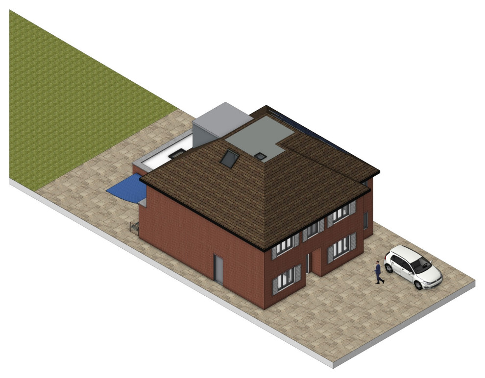 Extension and roof conversion