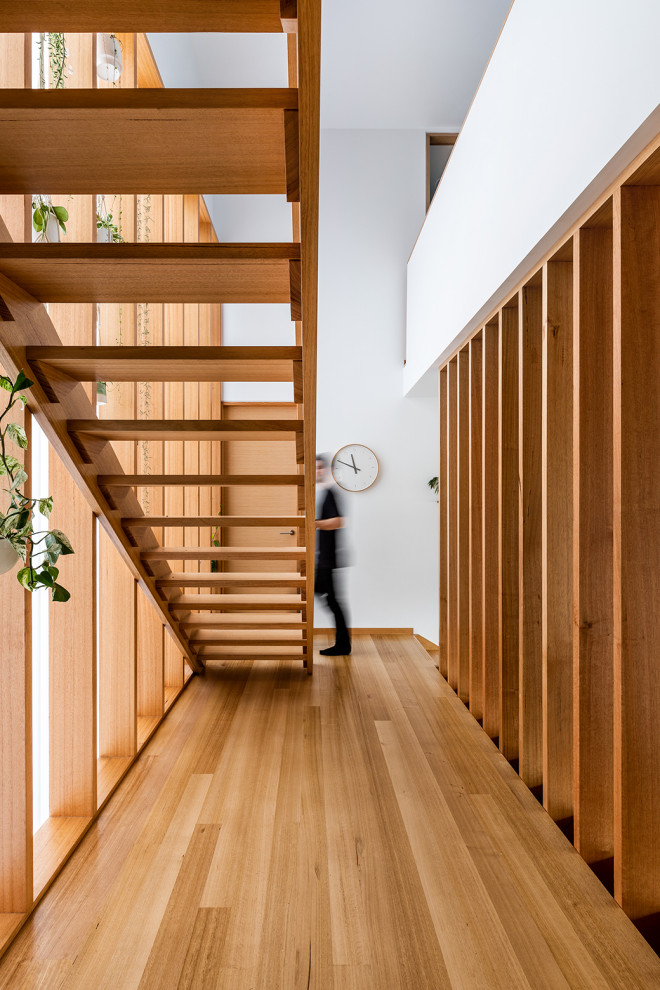 Modern staircase in Hobart.