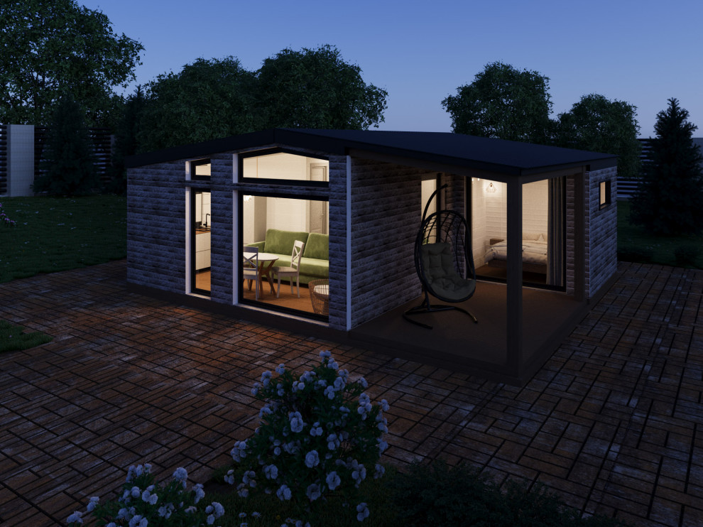 Экстерьер модульного дома