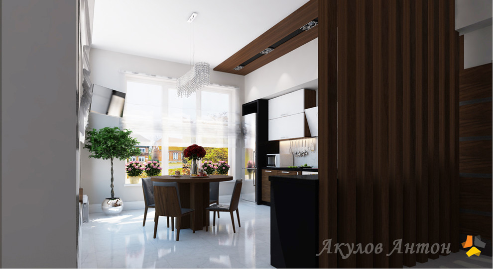 Дизайн-проект интерьера коттеджа 250 кв.м.