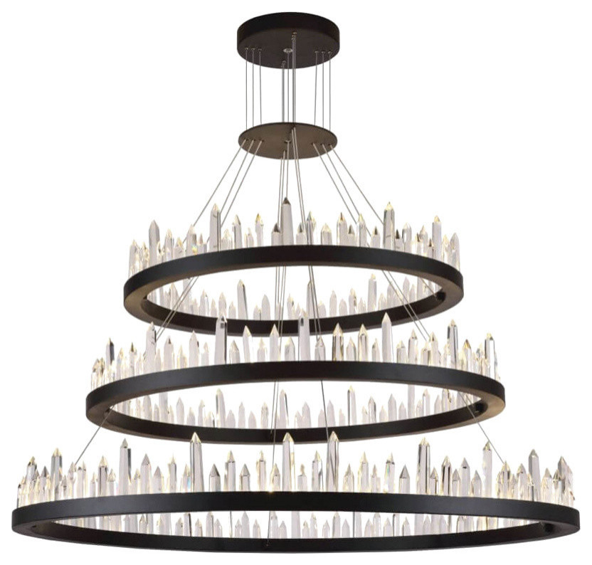 URBAN CLASSIC 1705G3LSDG Malta 128Light Chandelier Contemporary Chandeliers by LIGHTING