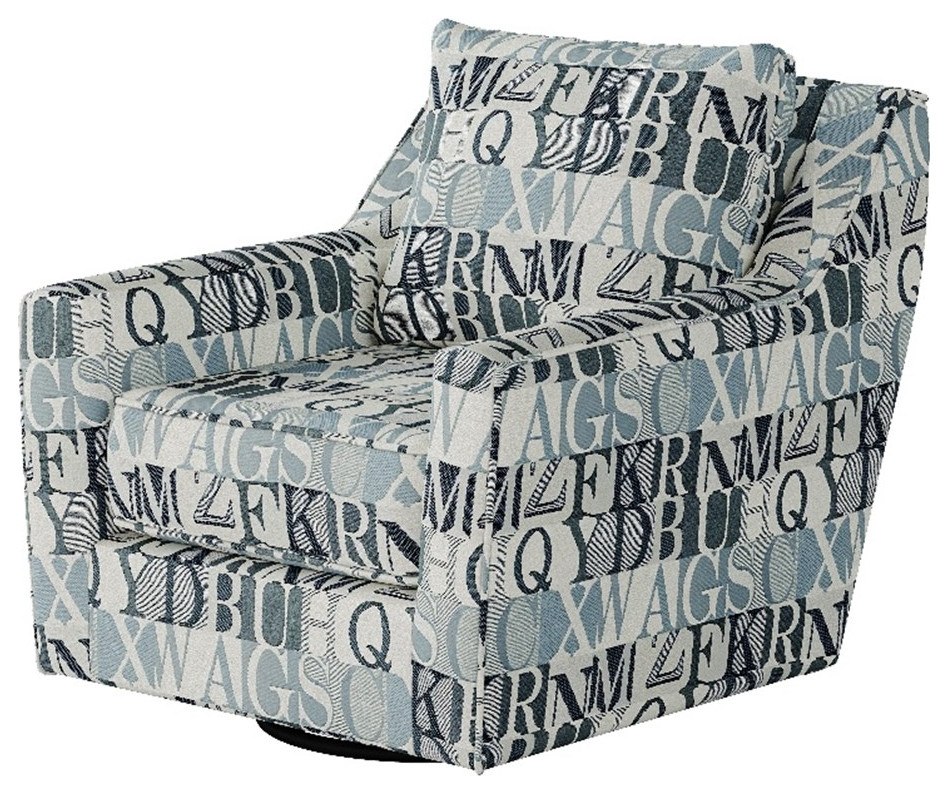 Southern Home Furnishings Polypropylene Swivel Glider Accent Chair in