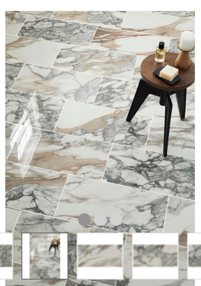 Polished porcelain tile slippery for midwest foyer?
