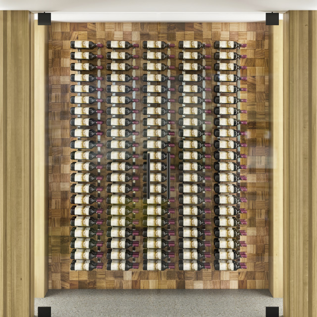 W Series Feature Wall Wine Rack Kit 7 (metal wall mounted bottle ...