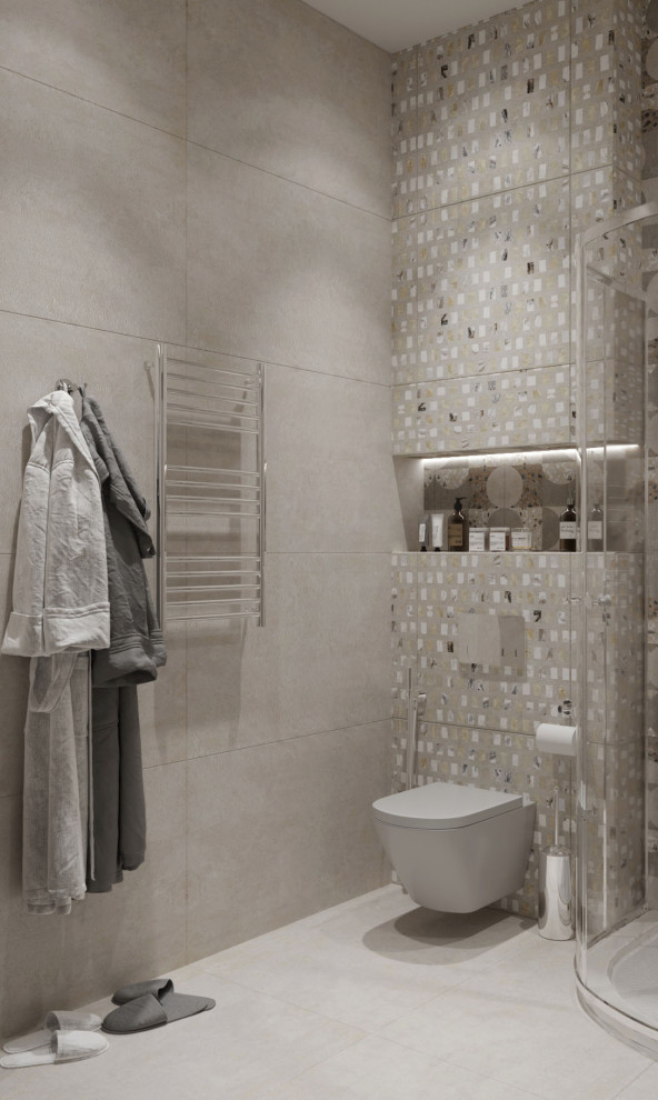 Современная душевая комната