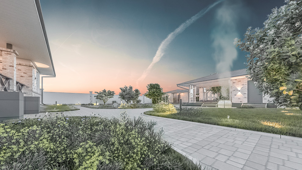 Дом с ландшафтом Воронеж