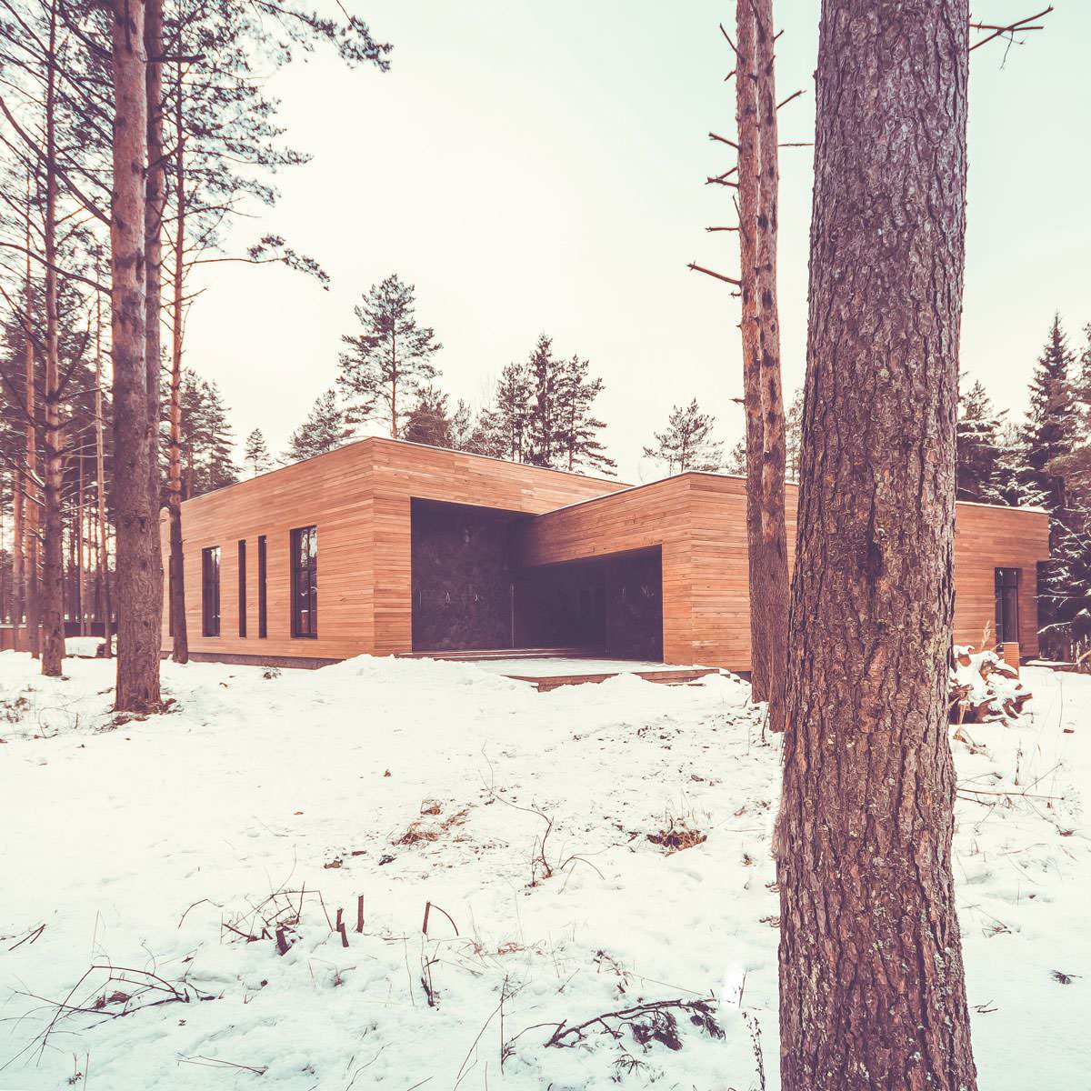 Коттедж в Охтинском парке