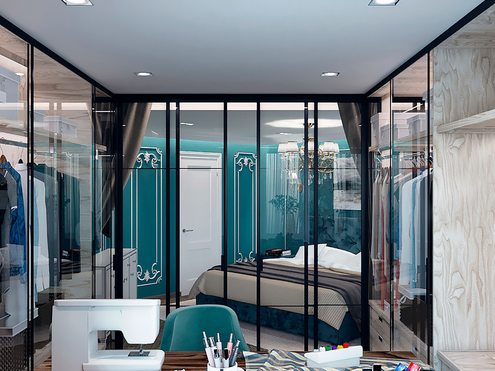 Спальная с гардеробом и кабинетом