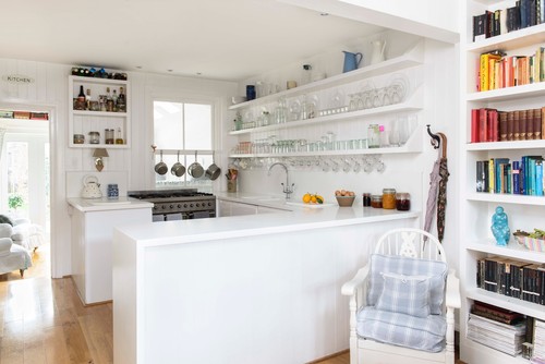 How To Arrange Open Shelves In The Kitchen, Stick On Wall Shelves Uk