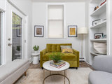 Transitional Living Room by Bellweather Design-Build
