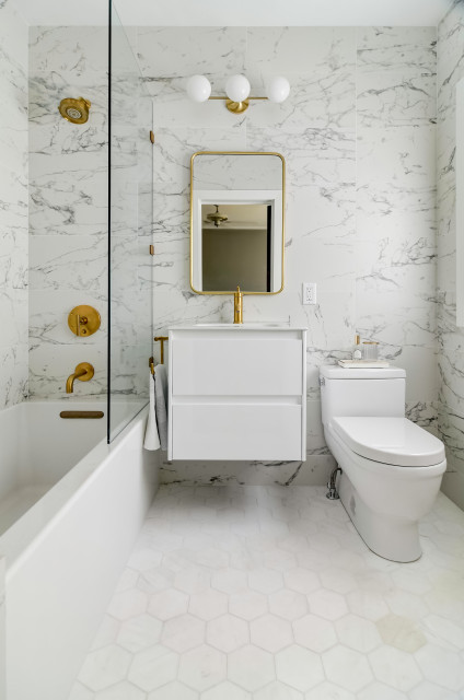 5 Bathroom Makeovers In 60 Square Feet Or Less - How Many Square Feet Do You Need For A Bathroom
