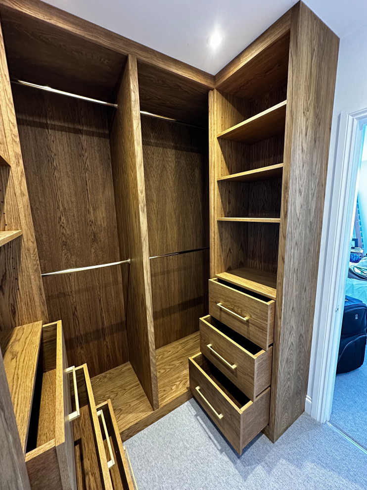 Luxurious dark oak wardrobe