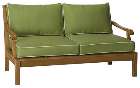 Sack Loveseat Lounge Sofa With Canvas Parrot Sunbrella Fabric Cushion