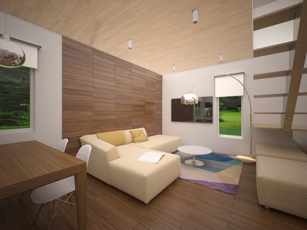 2 этажный дом 72 кв.м., интерьер в Скандинавском стиле.