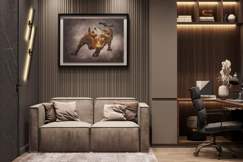 Трехэтажный дом для семьи