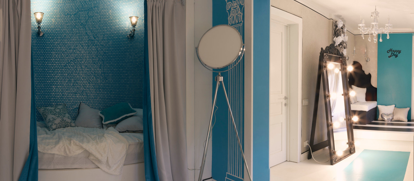 Комната для девушки для ТВ программы "Фазенда"