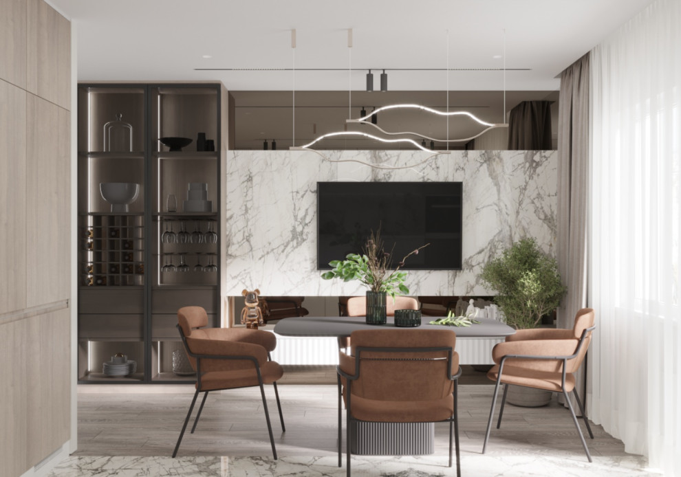 Светлая кухня