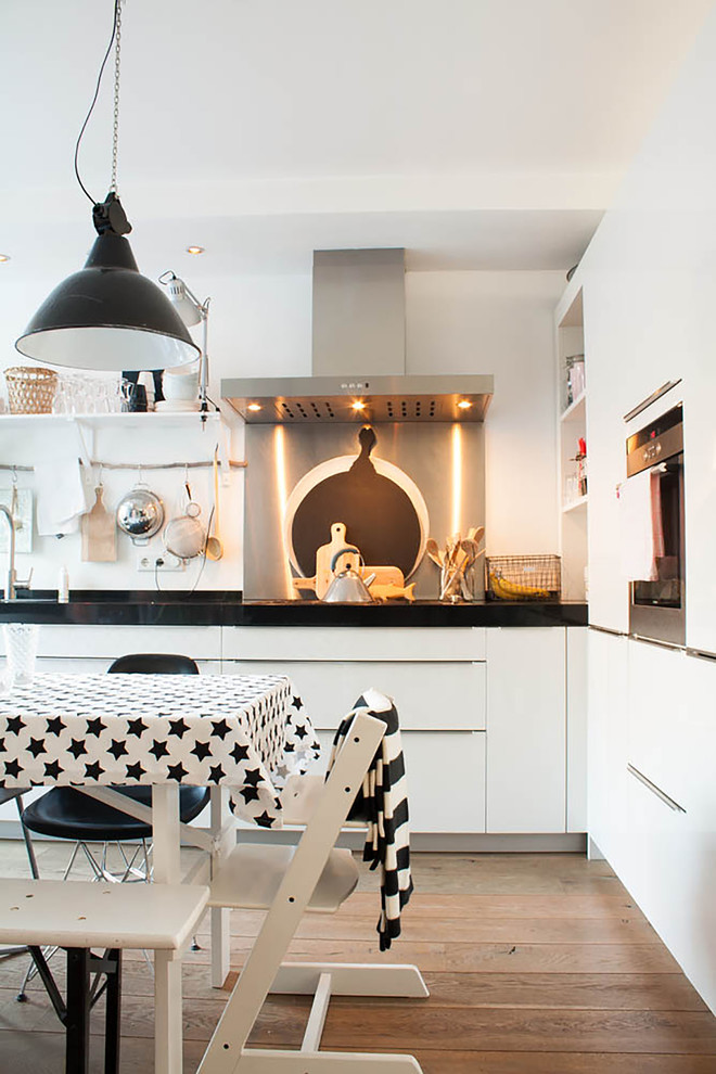 Eclectic kitchen in Amsterdam.