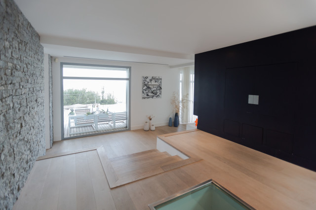 Hall d'entr&eacute;e contemporary-vardagsrum