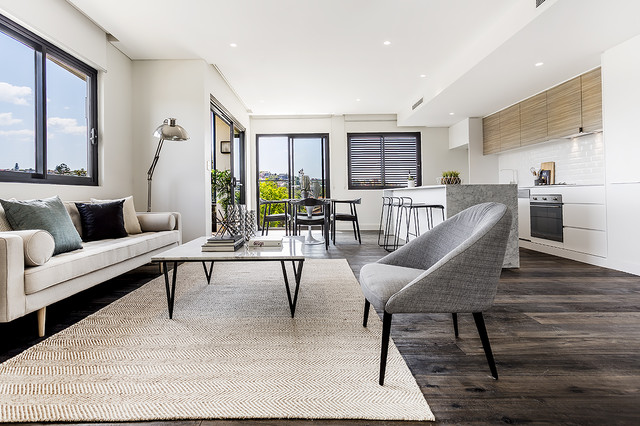 No. 403 North Bondi contemporary-vardagsrum