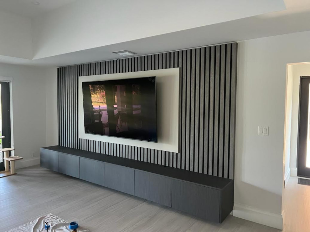 Specially Crafted Dark Toned Entertainment Center