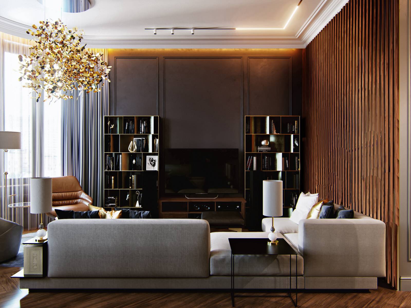 Интерьер квартиры в ЖК Символ 100м2