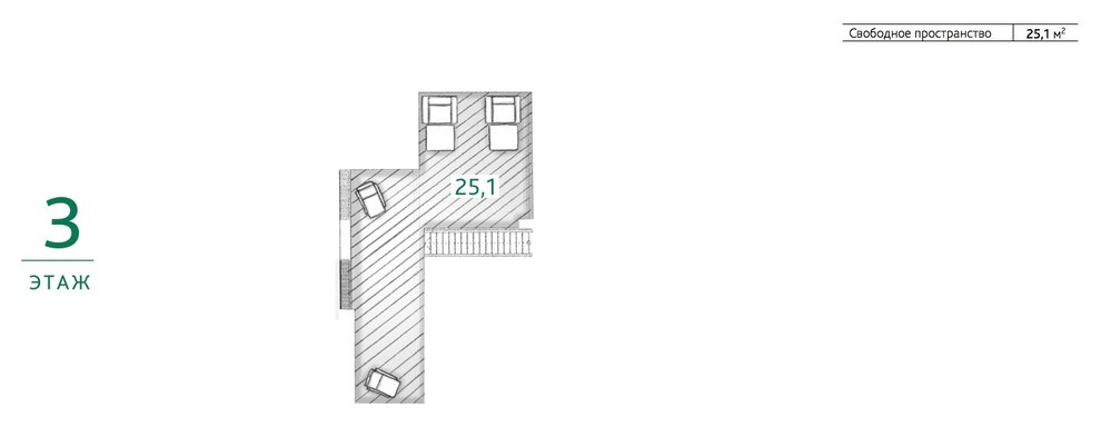 Третий  этаж проекта Copenhagen