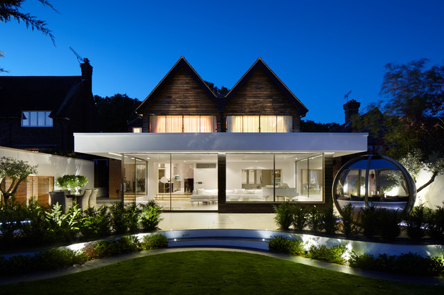 Forest View Modern Family Home moderno-facciata