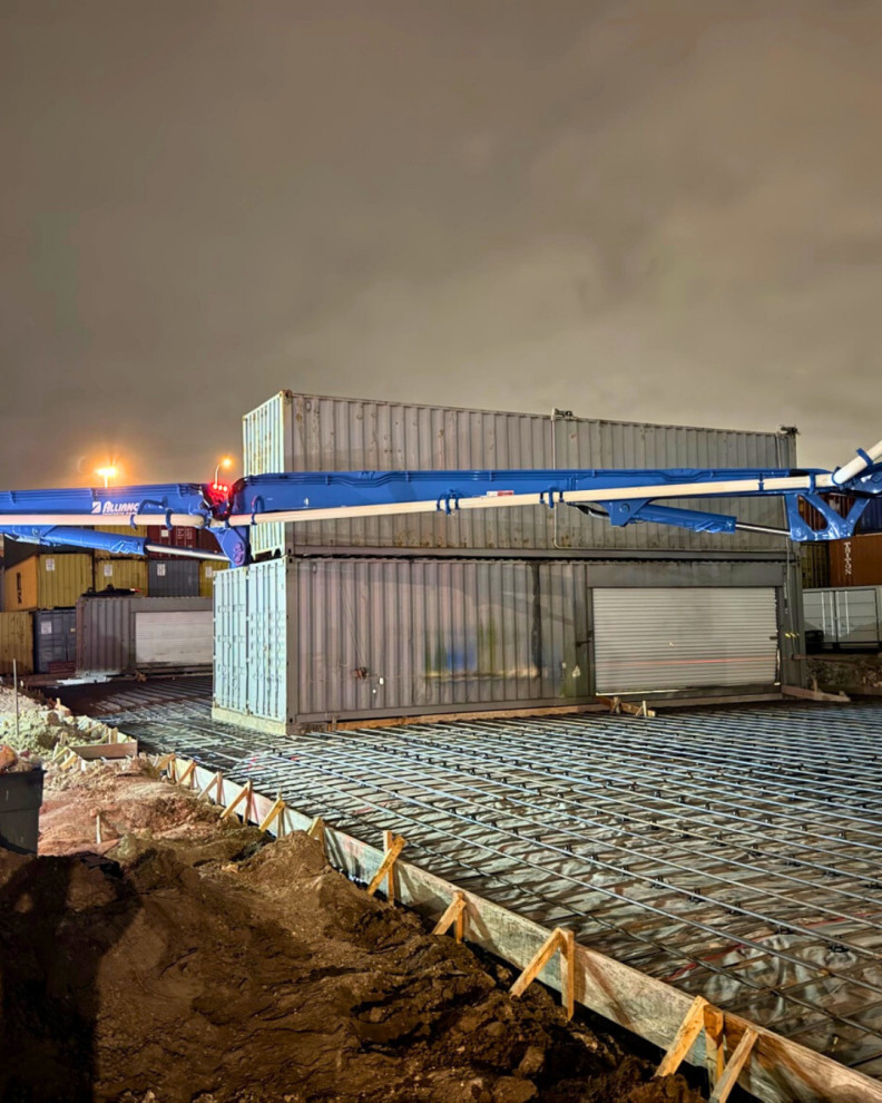 Commercial Slab — Phase 2 of 3: Site Prep & Steel Placement