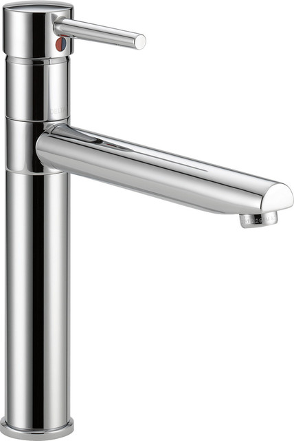 Delta Trinsic Single Handle Kitchen Faucet Contemporary Kitchen Faucets By Buildcom Houzz